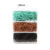 Colored Metal Paper Clips - Mint Green Set